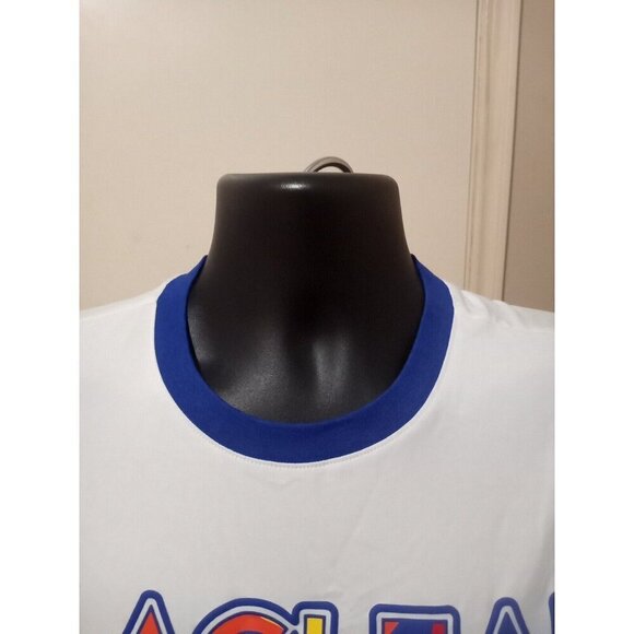 NWT Black Leaf Men's Casual T-Shirt MEDIUM M Brand New White Blue Short Sleeve - Picture 3 of 11